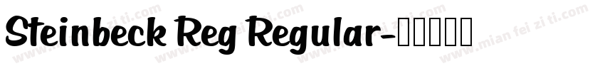 Steinbeck Reg Regular字体转换